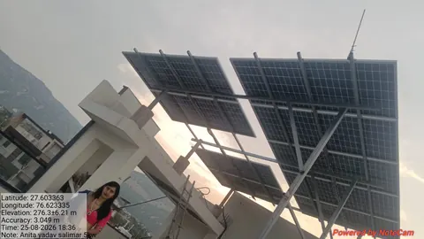 5 kW residential rooftop solar installation in Alwar
